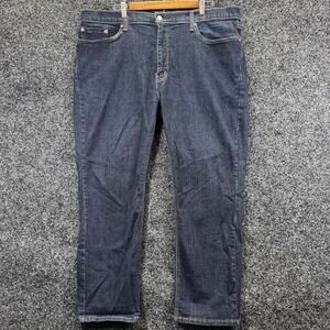 Levis 541 Athletic Taper Jeans Mens 44x30 Dark Wash Blue Denim Stretch